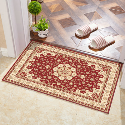 Tapis orange / beige Mccoin
