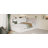 L-shaped Daybed Corner Bed Under-bed Drawers with Storage Bookcase-1024701285-1024701282
