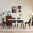 Rectangular Modern Dining Table with Ceramic Top & Metal Base-118318772