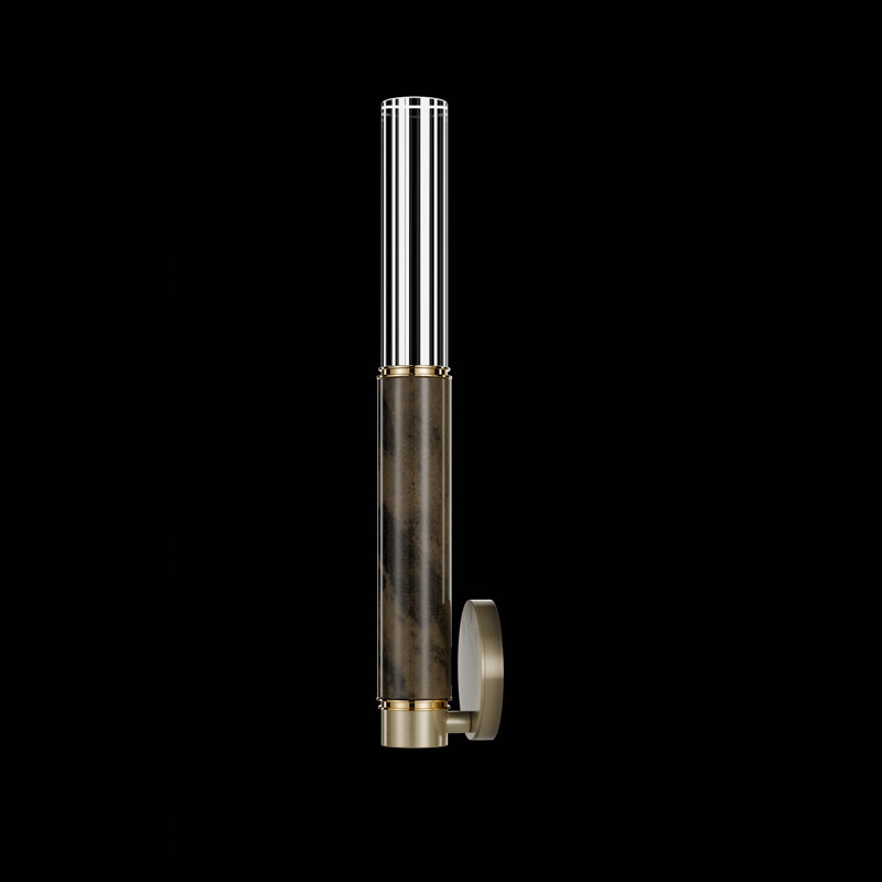 LED Wallchiere, Ombre Bronze/Brass/Charcoal