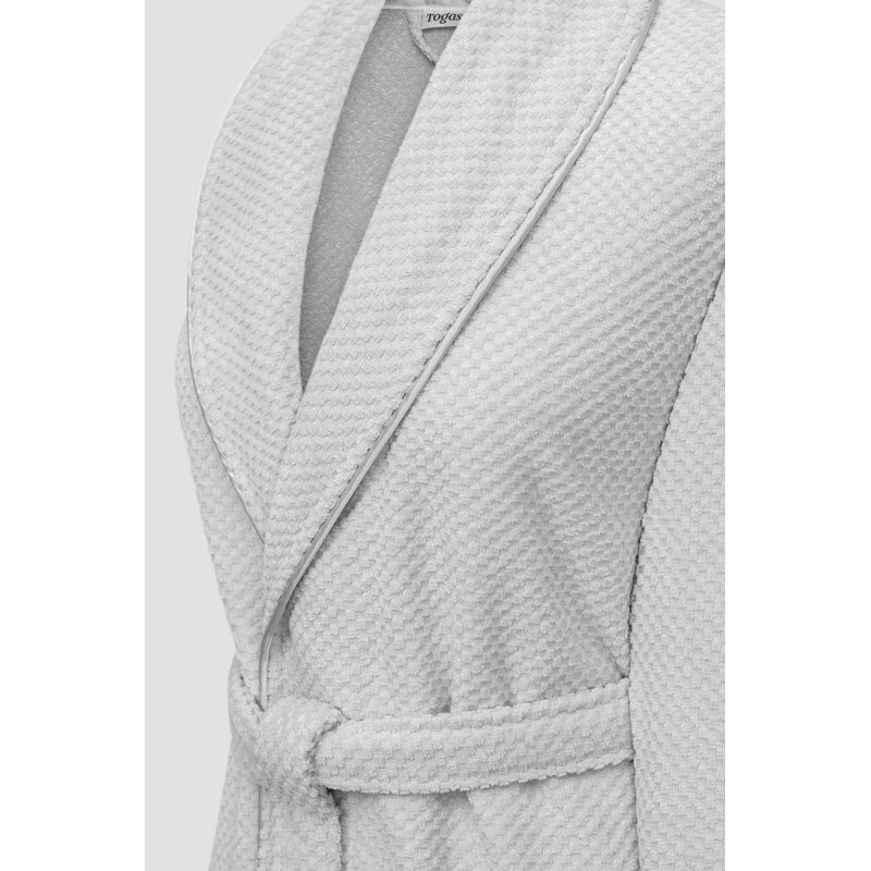 Mirel 100% Cotton Terry Cloth Girl / Woman+ Above Knee Bathrobe with Pockets, M