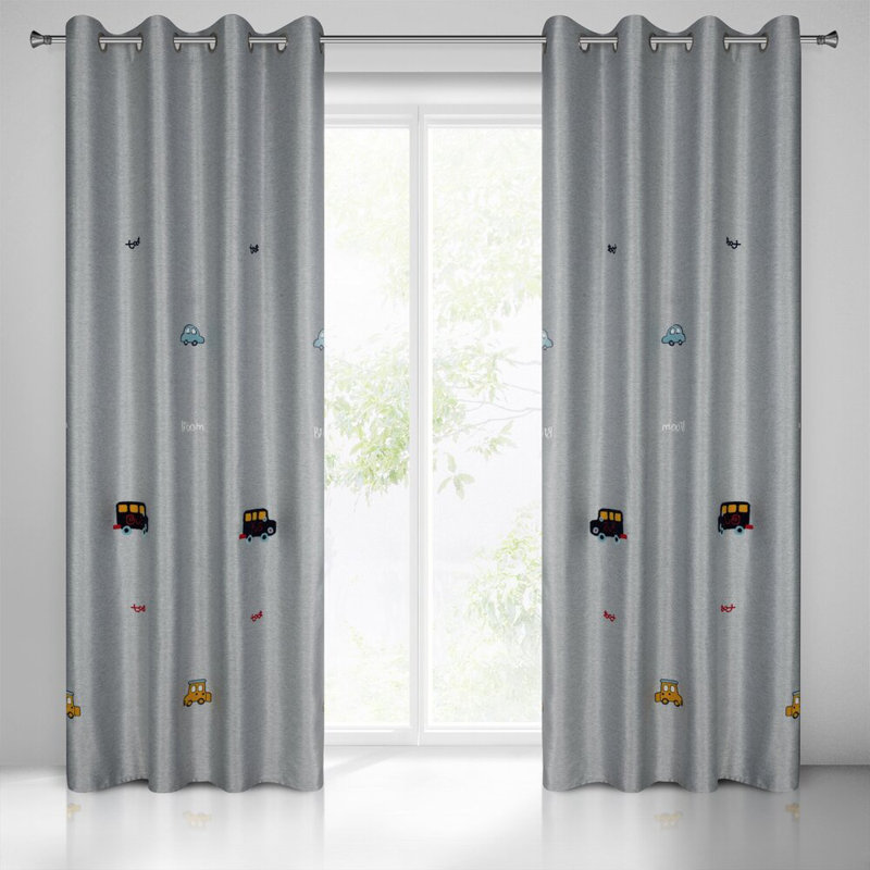 Minneiska Polyester Standard Eyelet Curtain Panel