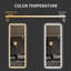 Miroir pleine grandeur avec miroir lumineux
