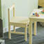 Tonicha Kids 3 Piece Solid Wood Square Play Or Activity Table and Chair Set-81162467