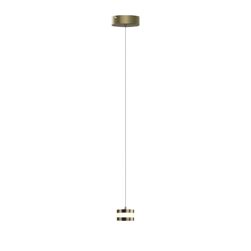 Karter 1 - Light Single Pendant, Brushed Brass