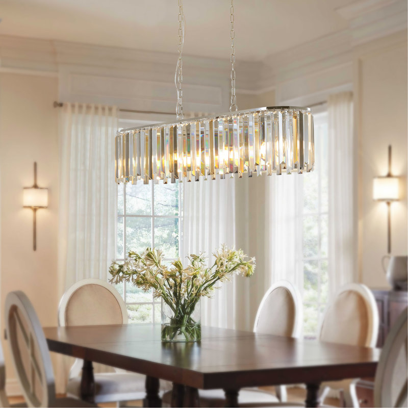 Luminaire de lustre moderne moderne en cristal