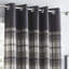 Earlton Orleans Curtains Check Striped Fully Lined Eyelet Ring Top Curtains-38033878-38033884