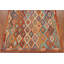 Tapis oriental réversible en laine Kilim 8 x 11