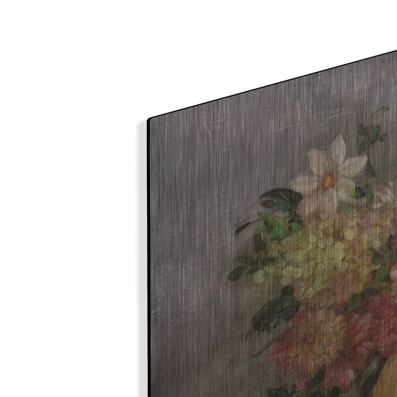 «Harvest Bouquet» par Julia Purinton, art mural en métal, H 24 po x l 36 po