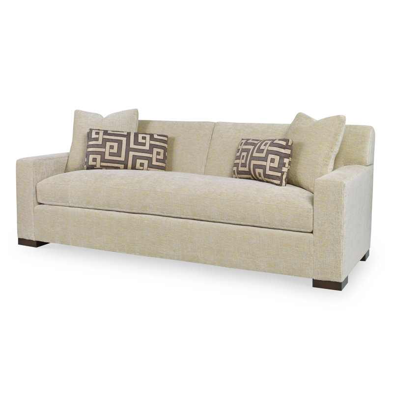 Elkins Sofa, Stepping Stones Ivory, Vintage Ebony, Adobe Rust