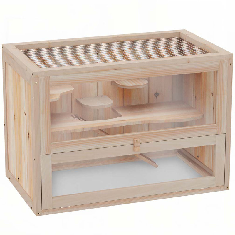 Cage à hamster à 2 niveaux PawHut