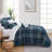 Vilano Plaid Oversized Microfiber Quilt Set by Southshore Fine Linens-1092391910-1092391908
