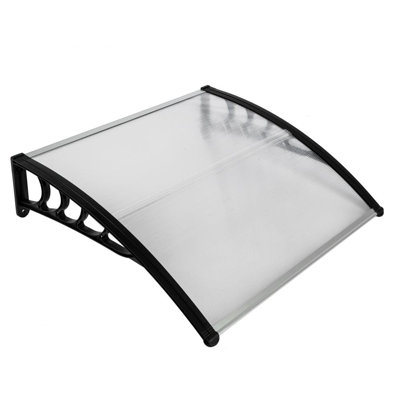 Ubesgoo 40'' W x 9.84'' D Plastic Black Cover Retractable Door / Window Awning
