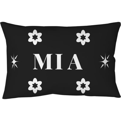 Coussin d'extérieur soufflé et fermé Miami Basketball Colors 20 po x 14 po