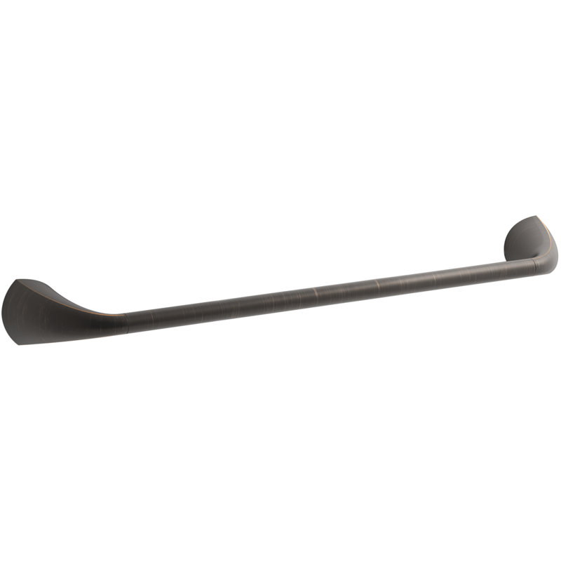 Alteo® Wall Mounted Towel Bar, 18"W, Vibrant Brushed Nickel