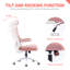 Tunney Ergonomic Height-Adjustable Mesh Office Chair with Headrest-696389718