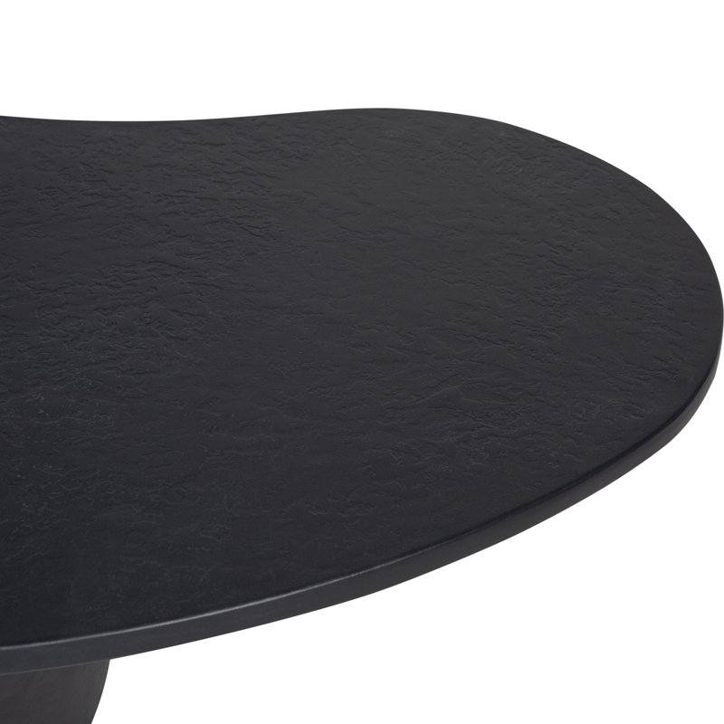 Paisely Outdoor Coffee Table, Black