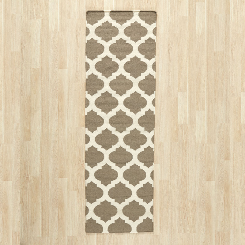 Kramer Wool Geometric Indoor Rug, Runner 2'6" x 8'