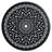 3 Cast Aluminum Outdoor Dining Setup. 2 Swivel Chairs & 35.43" Round Table. Black Frame. Elegant Patterns, , Comfortable , Cushions Included All-Weather Arrangement. Table In Black. Stylish Design,-129449886