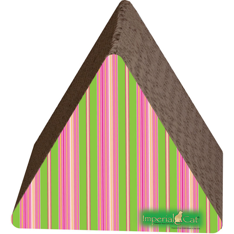 Poteau à griffes triangle Claycomb, Grattoir pour chats Stripe A, Oui