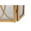 Parisian 3 Panel Iron Fireplace Screen-63681775