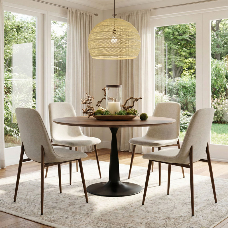 Ensemble repas pour 4 personnes Khilani, Beige