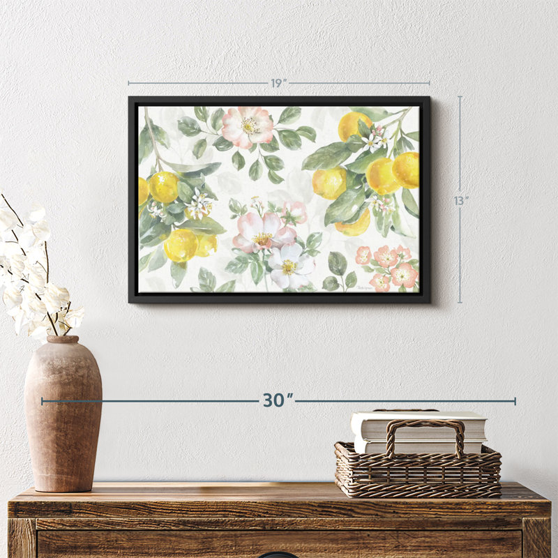 Impression sur toile Anas Citrus Charm IV, H 13 po x l 19 po