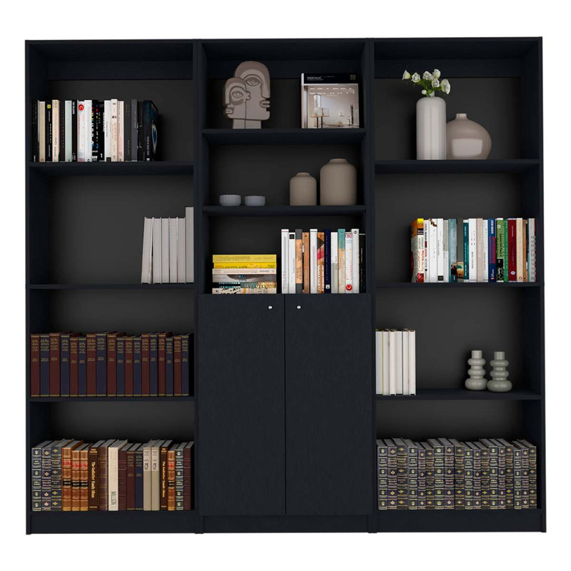 Ensemble de salon 3 pièces élégant et fonctionnel avec de nombreuses options de rangement et de présentation
