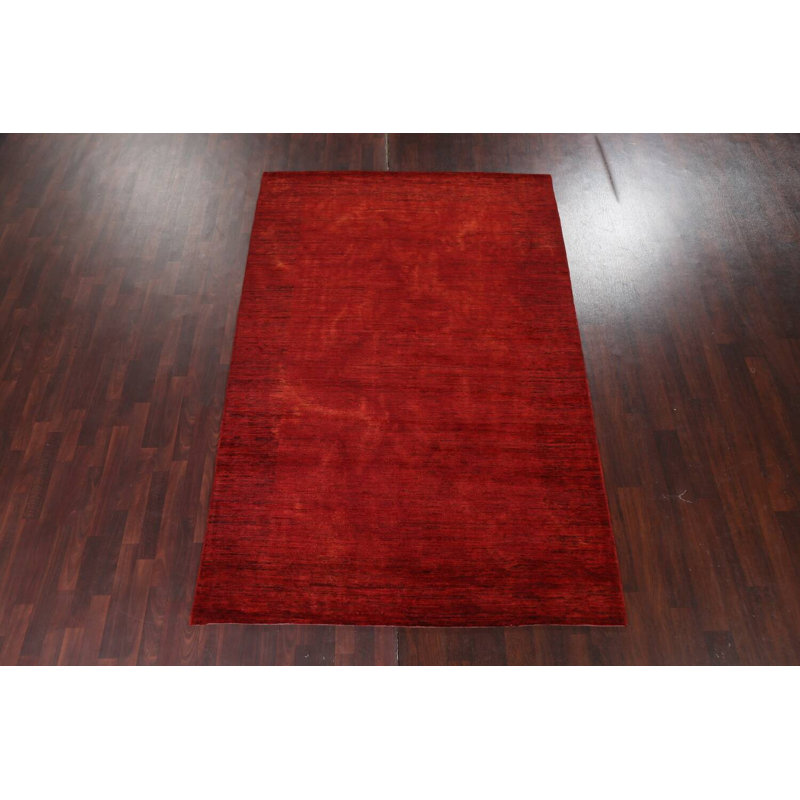 Tapis oriental en laine Gabbeh Kashkoli 6 pi 4 po x 9 pi 8 po