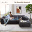 Canapé modulaire rembourré 2 pièces Kailayah-710688850-710684424