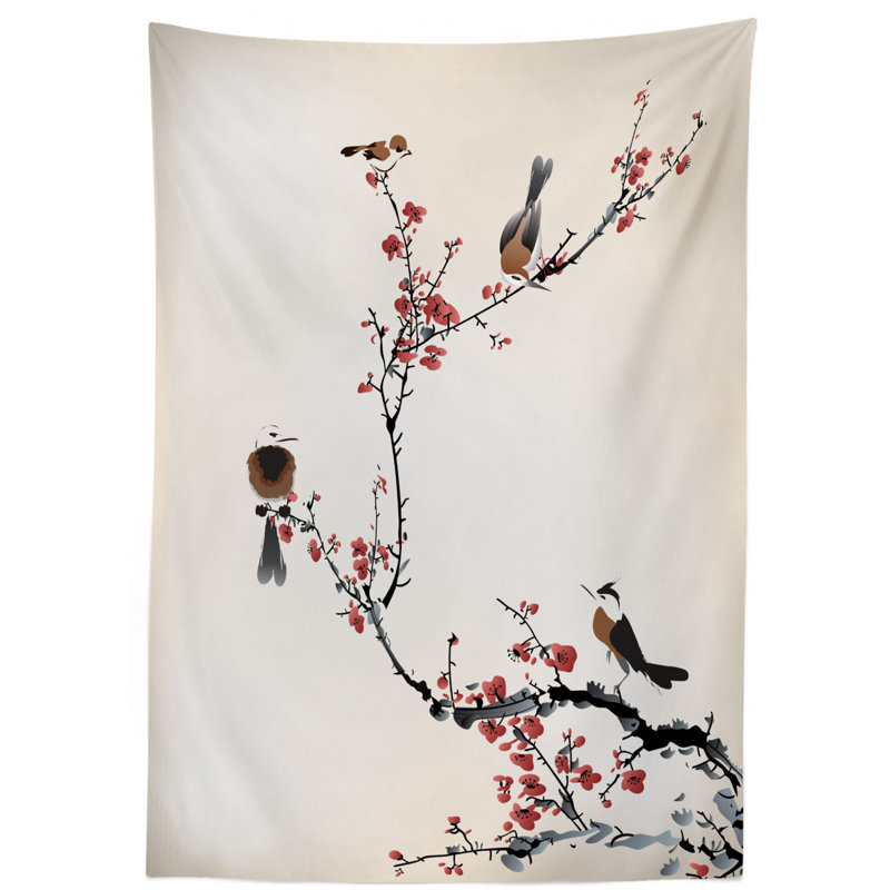 Nature Floral Tablecloth, 90" L x 60" W