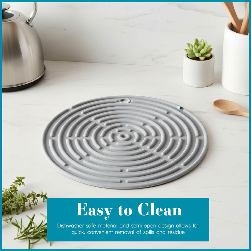 Resin Round 1 Piece Trivet