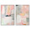 «Oasis Minimalist Room Art», ensemble de 2 impressions sur toile par 