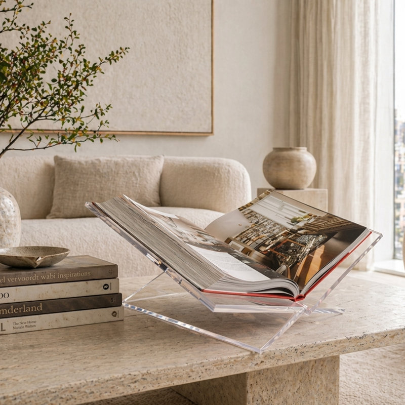 Modern Acrylic Book Stand