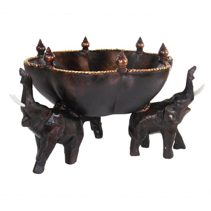 Seliga Handmade Metal Decorative Bowl - Set of 1