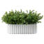 Faux Greenery Arangement in White Planter