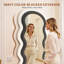 Miroir ondulé pleine longueur 63 po x 24 po, longueur du corps avec cadre en velours pour chambre / vestiaire, noir / blanc
