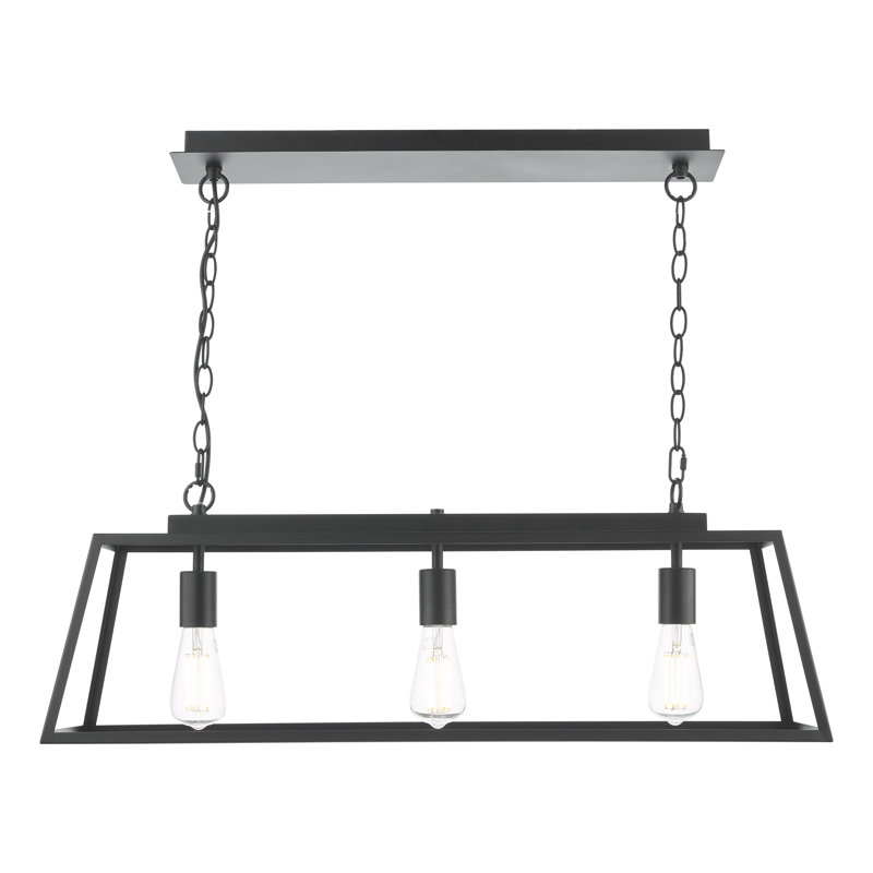 3 - Light Matt Black Pendant