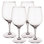 Entrée Set/4 16 oz Crystal Red Wine Stemmed Wine Glasses