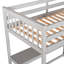 Lit mezzanine simple avec tablette de rangement et bureau en gris - bois massif pour un poste de travail efficace-1442834255-1442834248