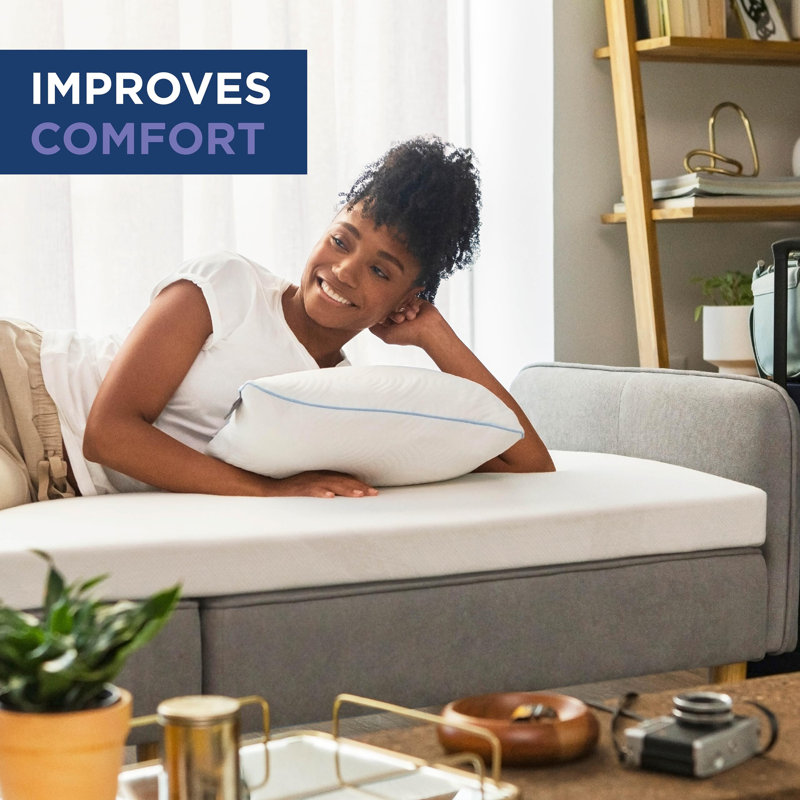 Adapt 3-inch Medium Comfort Queen Mattress Topper with Hypoallergenic Cover