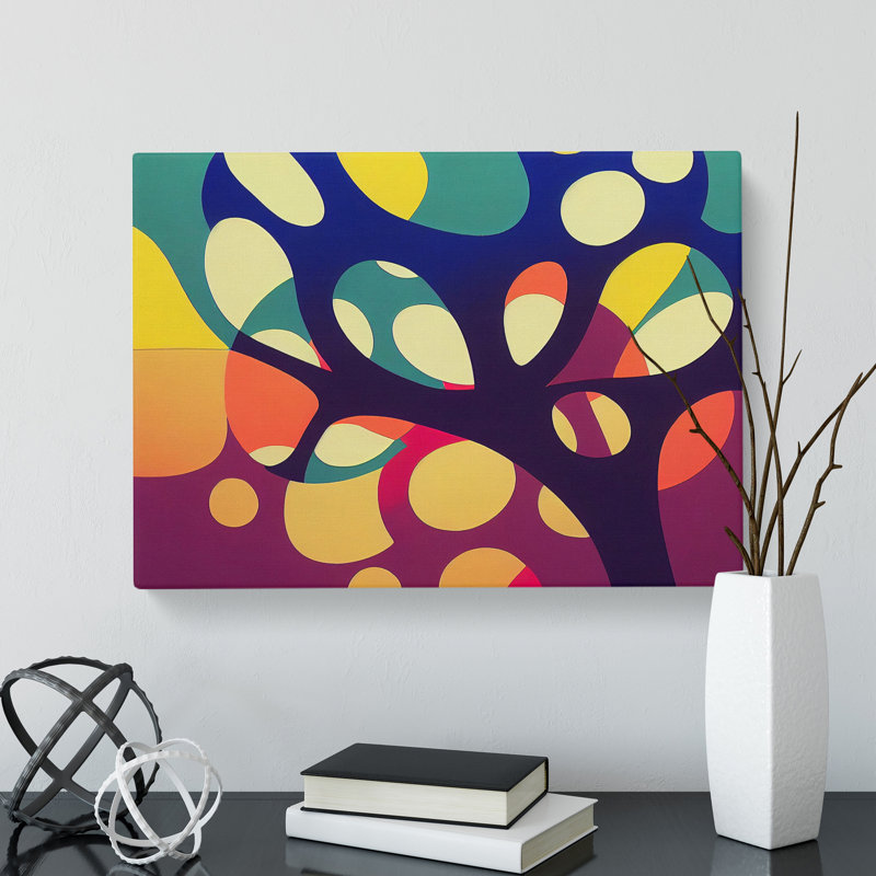 Stimulating Abstract Tree - Wrapped Canvas