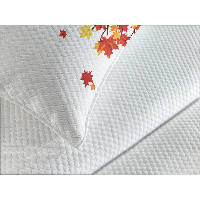 White Quilted King Bedspread Set with Pillow Shams