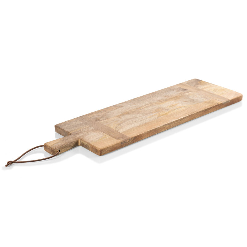 Ravi Rectangular Long Charcuterie Board - Wood Serving Platter - Cheese Board Deboris