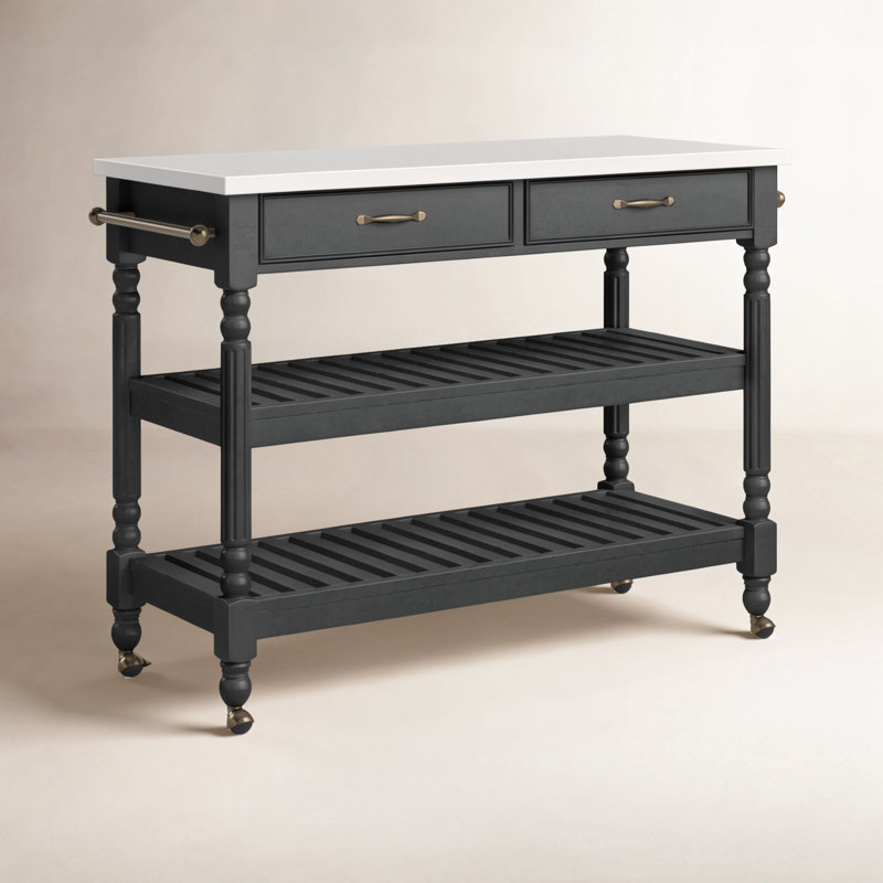 Dobbs Kitchen Cart, Black
