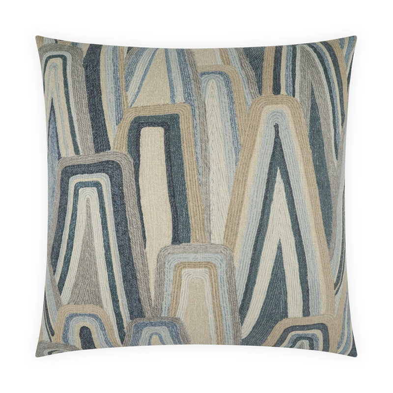 Ridgepoint Square Pillow Cover & Insert, Square 24", Denim