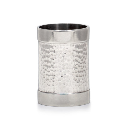 Contempo Hammered Brush Holder