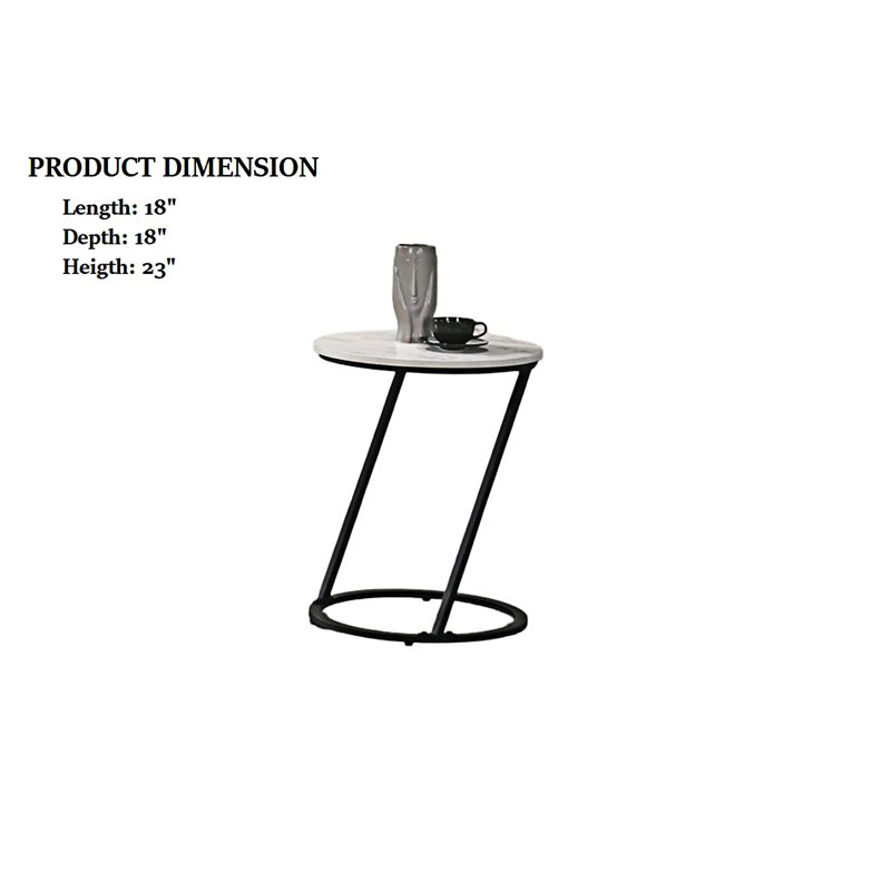 Ensemble de table contemporain 3 pièces, Blanc