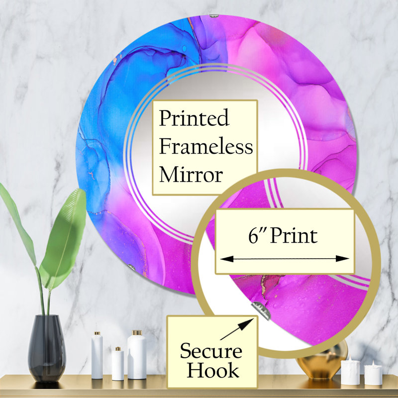 Miroir de salle de bain sans cadre, 32 po x 32 po