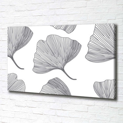 Ginkgo 1 Piece Wrapped Canvas Wall Art